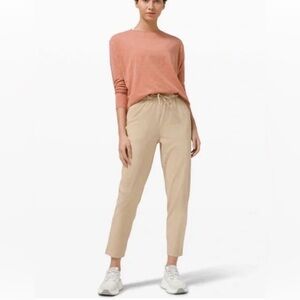 LULULEMON Keep Moving Joggers in Trench Beige Tan